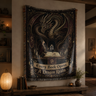 Every Book Opens A Dragon Realm Woven Relic Blanket