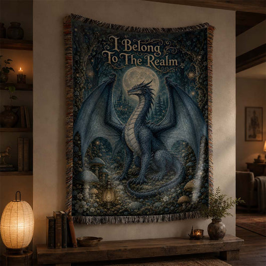 Dragon Moon Tapestry - I Belong To The Realm