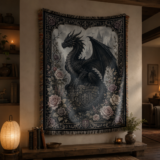 Rosekeep Dragon Woven Relic Blanket