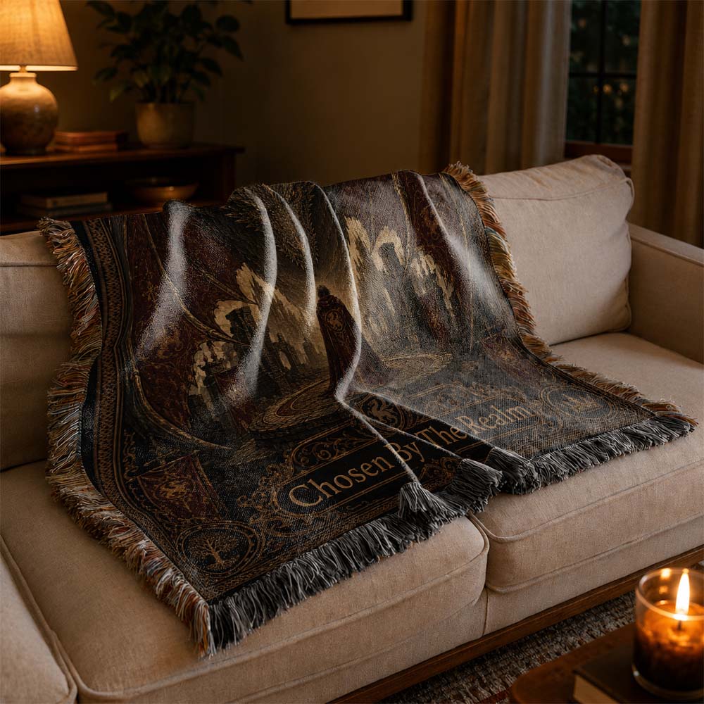 Chosen By The Realm Dragon Woven Relic Blanket