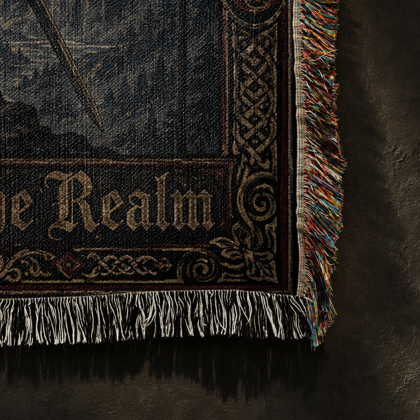 Marked By The Realm Dragon Woven Relic Blanket