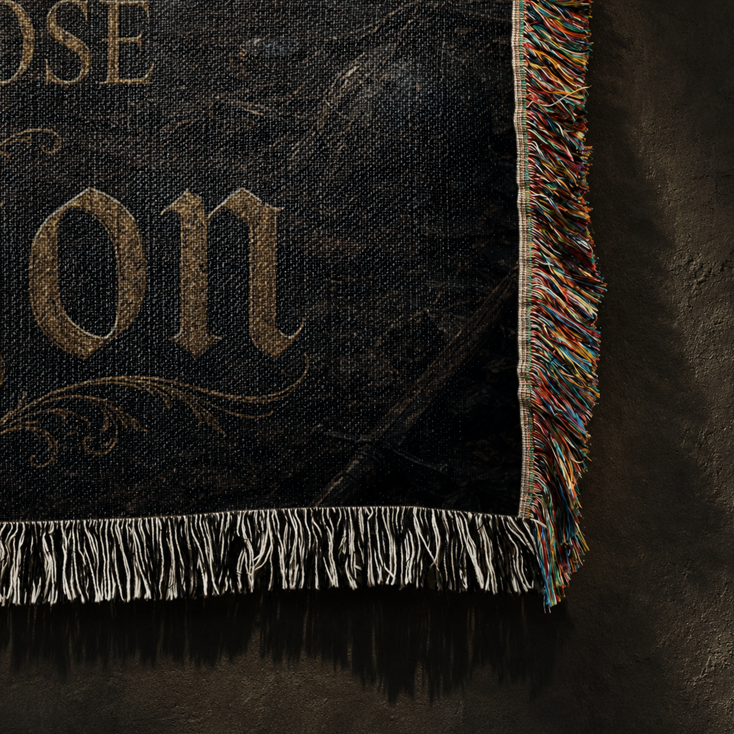 He Chose The Dragon Woven Relic Blanket
