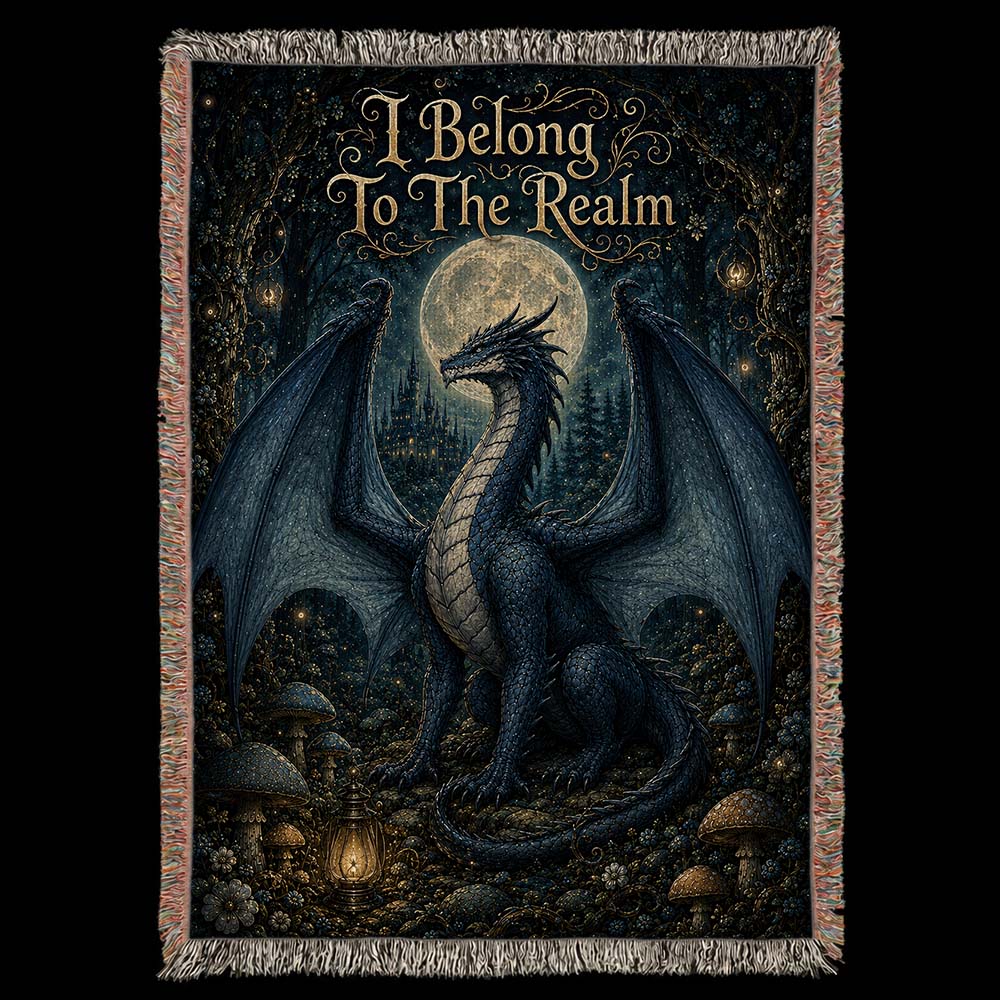 Dragon Moon Tapestry - I Belong To The Realm