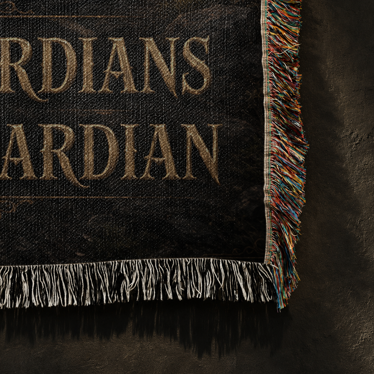 Even Guardians Need A Guardian Dragon Woven Relic Blanket