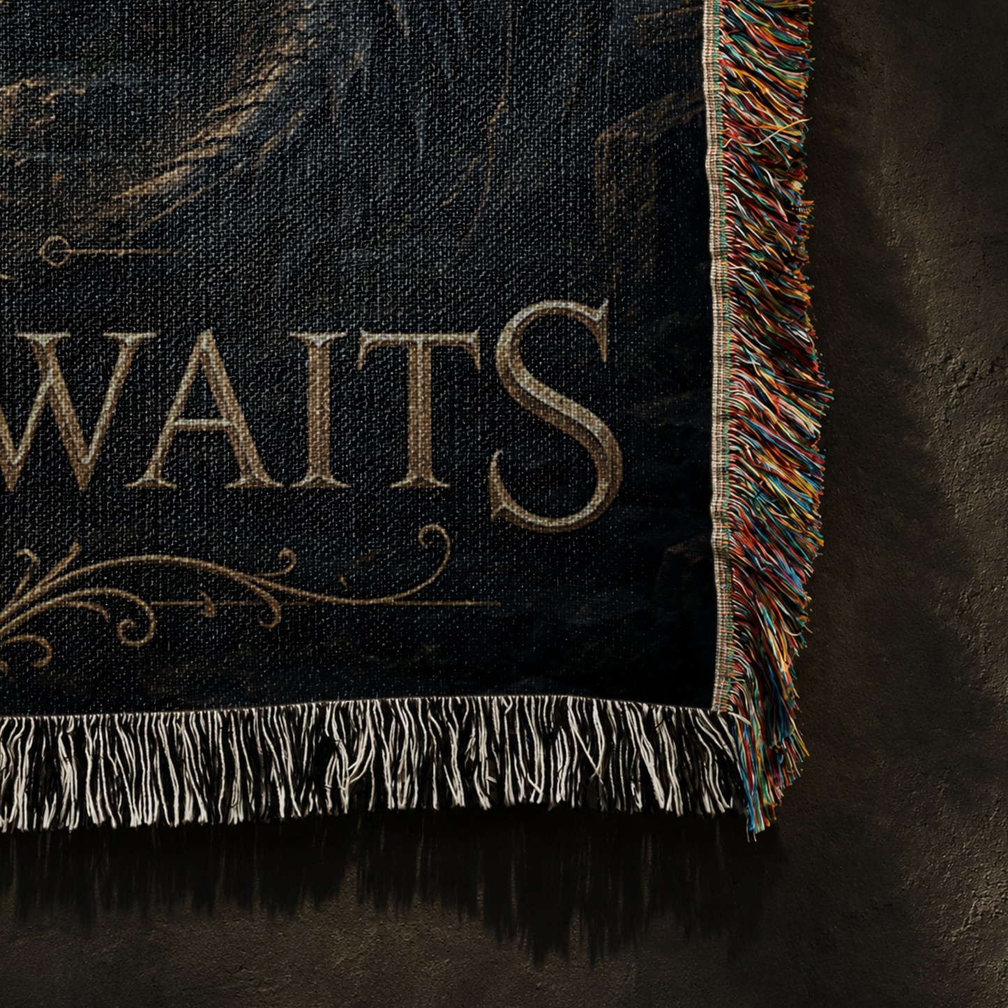 Your Realm Awaits Dragon Woven Relic Blanket