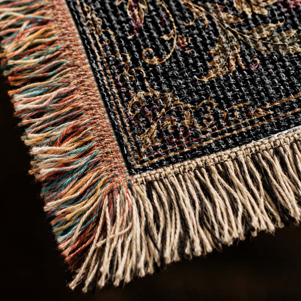 Moonbloom Dragon Woven Relic Blanket