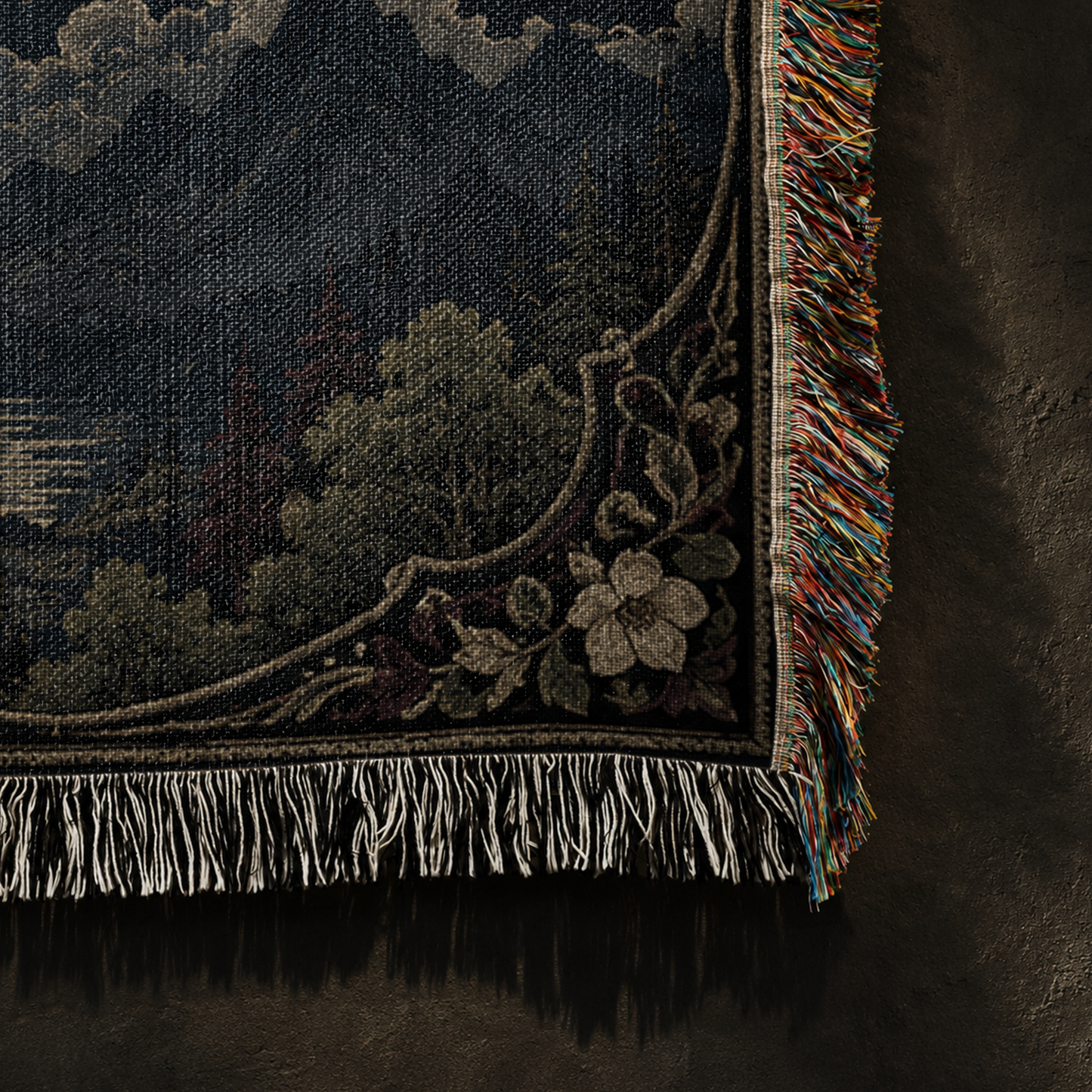 Moonblossom Grove Dragon Woven Relic Blanket