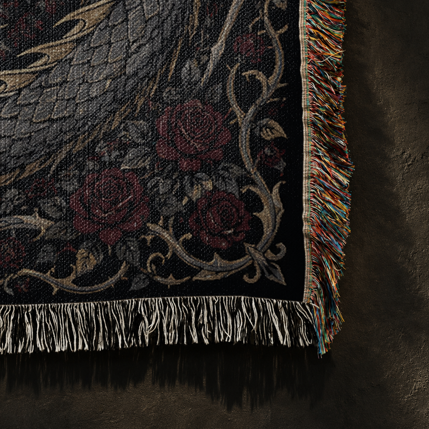 Moonrose Dragon Woven Relic Blanket