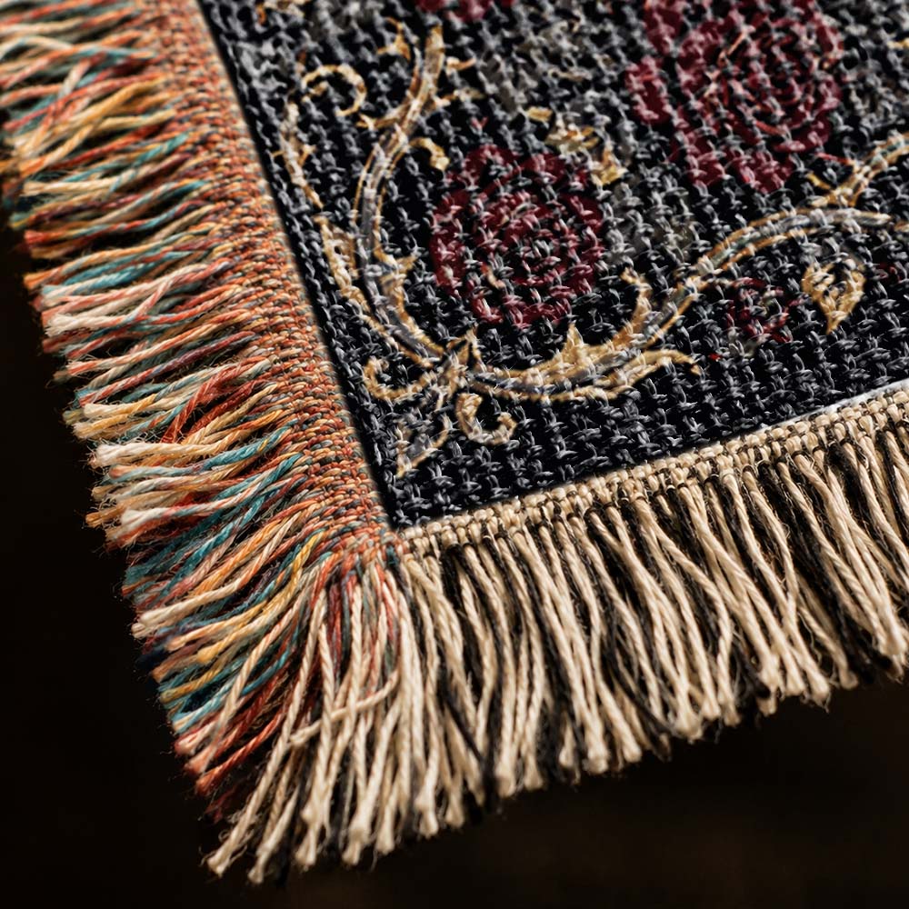 Moonrose Dragon Woven Relic Blanket