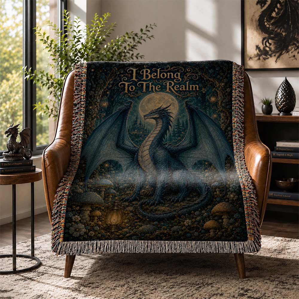 Dragon Moon Tapestry - I Belong To The Realm
