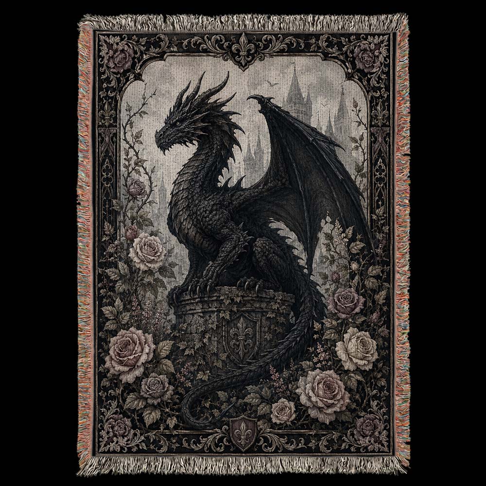 Rosekeep Dragon Woven Relic Blanket