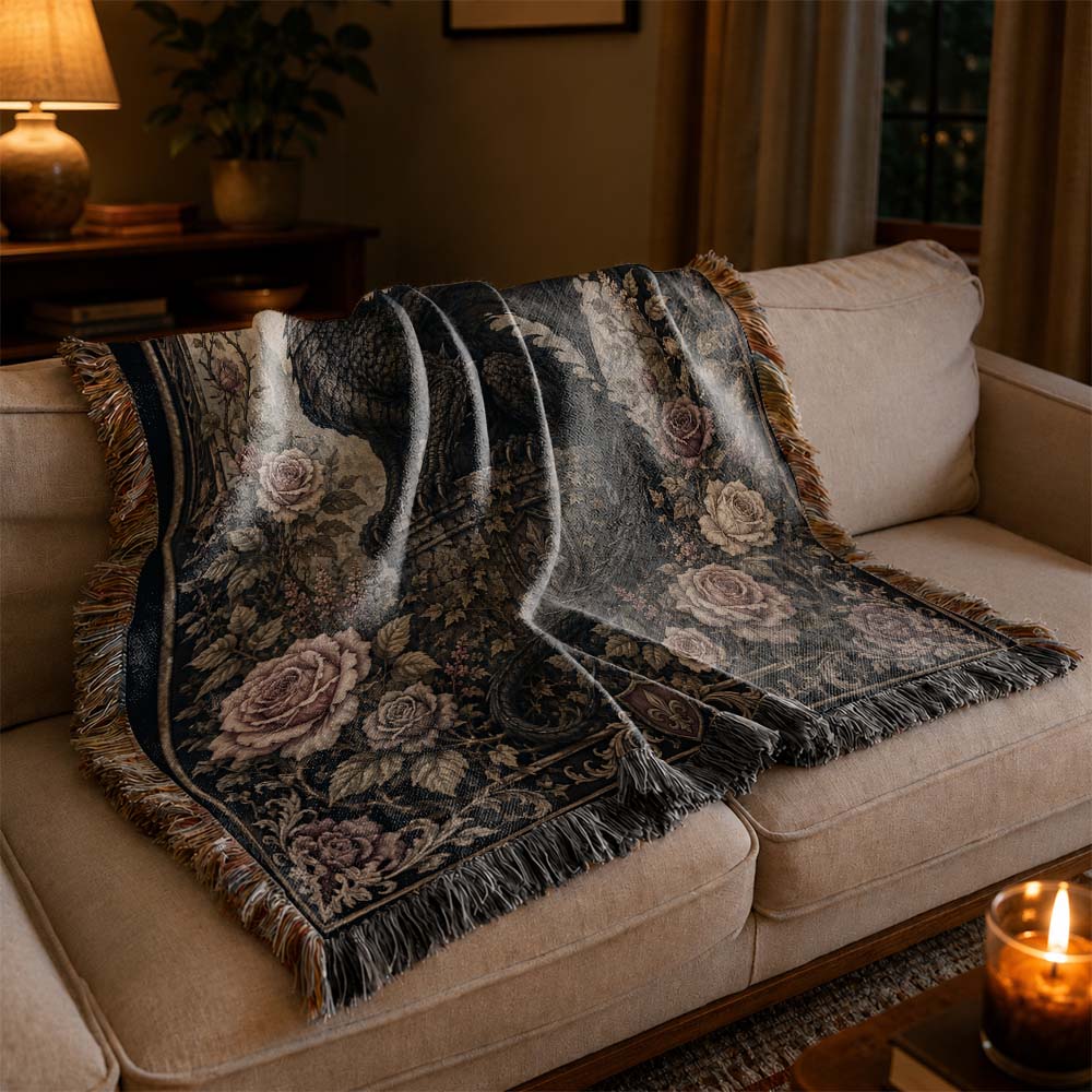 Rosekeep Dragon Woven Relic Blanket
