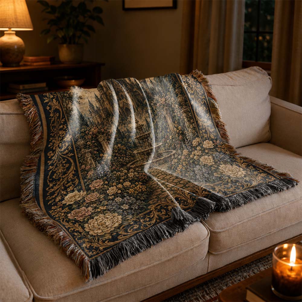 Rosecourt Castle Dragon Woven Relic Blanket