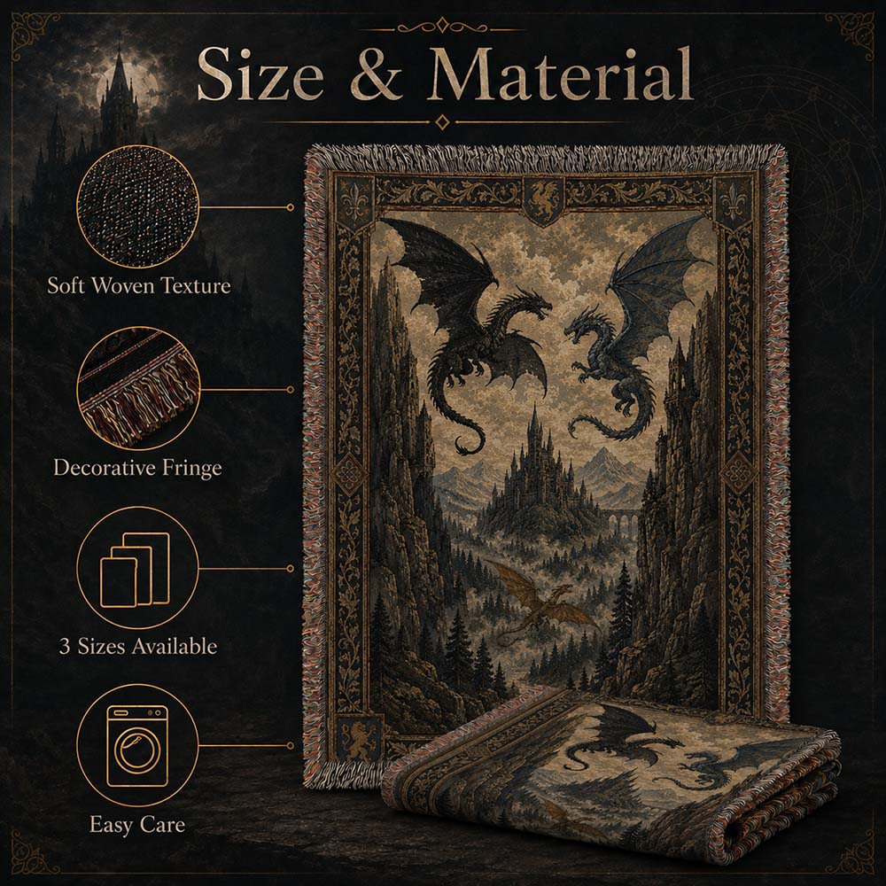 Dragonwatch Vale Woven Relic Blanket