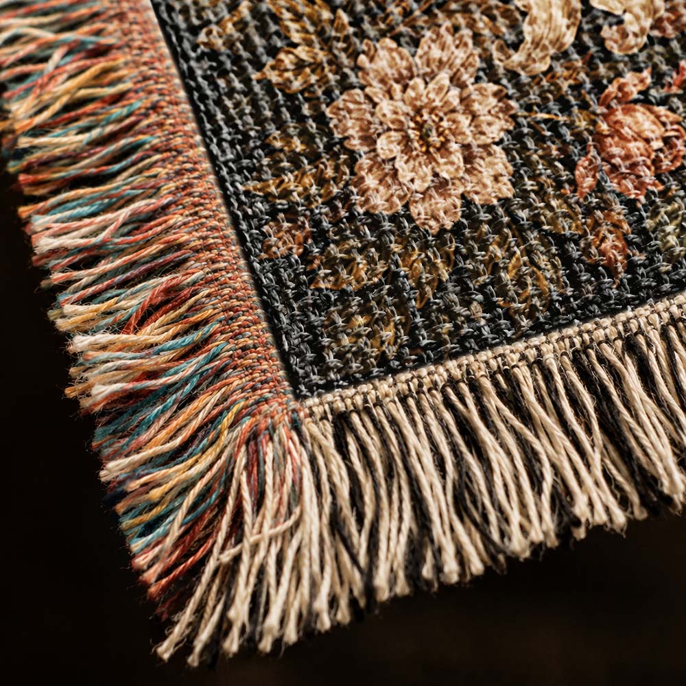 Copperbloom Dragon Woven Relic Blanket
