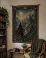 Moonbound Vale Dragon Woven Blanket