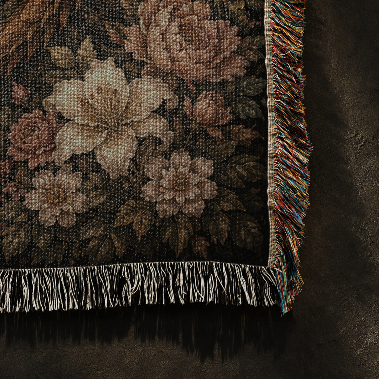 Copperbloom Dragon Woven Relic Blanket